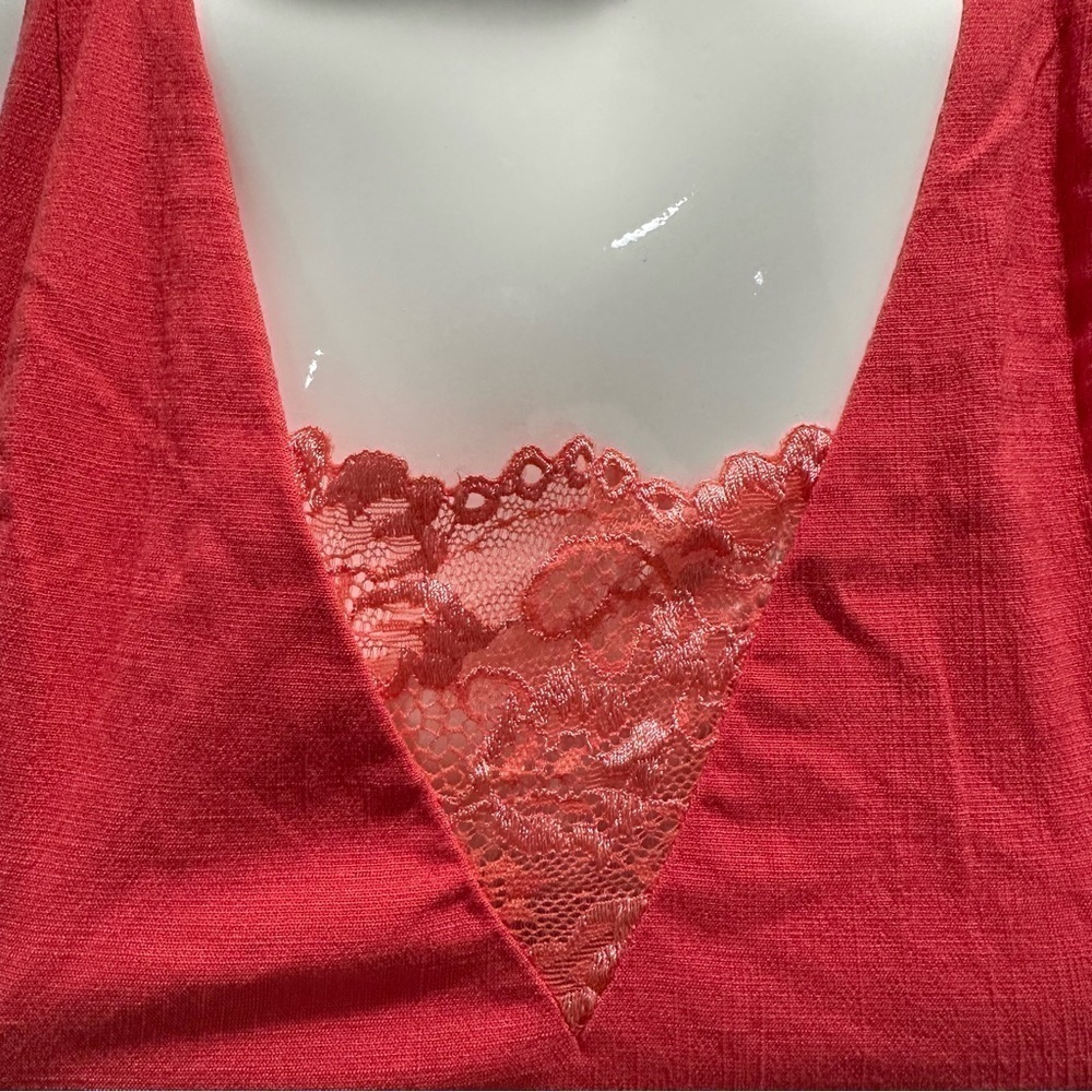 Free People Century Brami in Strawberry Size Large - Picture 3 of 6